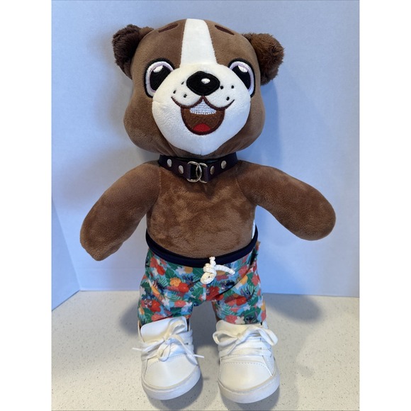 Criamigos Other - Criamigos Plush Talking Dog Disney Stitch Shorts Collar Shoes Brazil 17" Rare